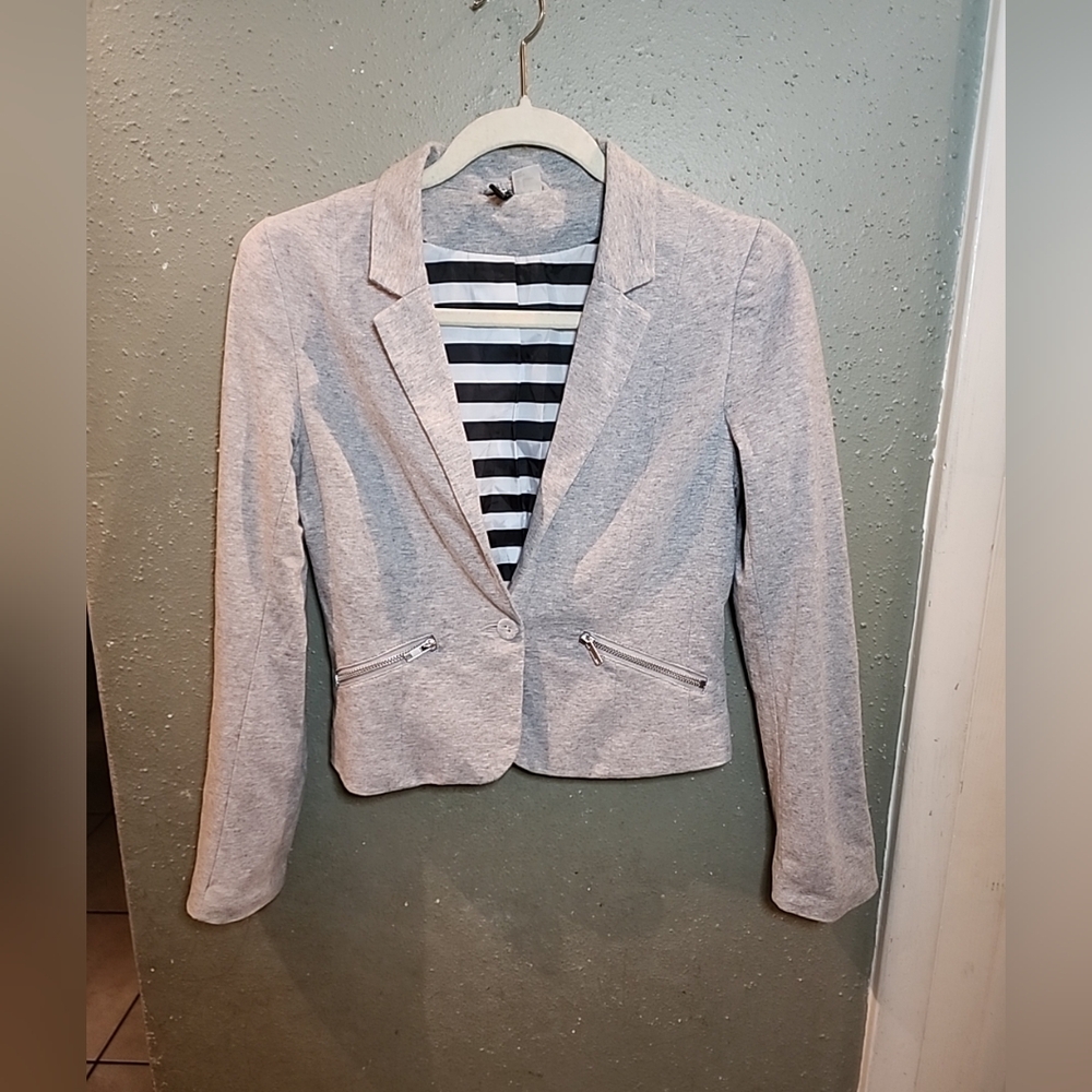 Women's Gray Blazer